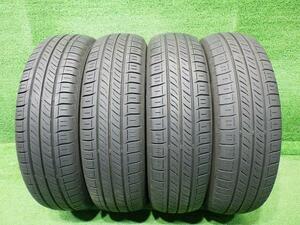 中古 ダンロップ タイヤ 夏 155/65R14 4本 2017年 EC300