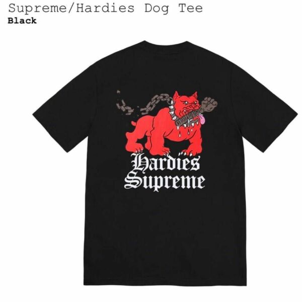 Supreme Hardies Dog Tee black L シュプリーム