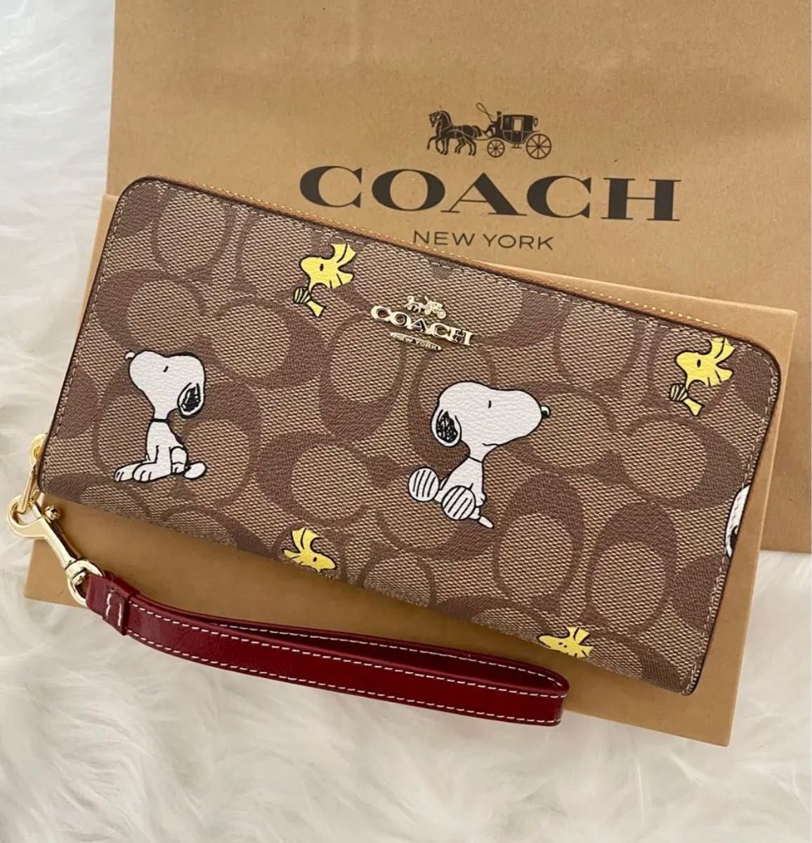 SNOOPY スヌーピー 長財布 ウッドストック ロックンロール ピーナッツ