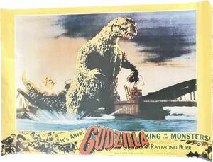 USA版 初代 ゴジラのヴィンテージポスター レトロ 希少 Godzilla GODZILLA 映画ポスター 61.5 × 86 cm