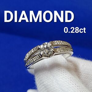 DIAMOND ダイヤモンド 0.28ct PT900 指輪 リング ジュエリー