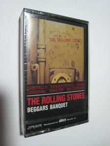 [ cassette tape ] THE ROLLING STONES / * unopened * BEGGARS BANQUET US version low ring * Stone z Vega -z* van Kett 