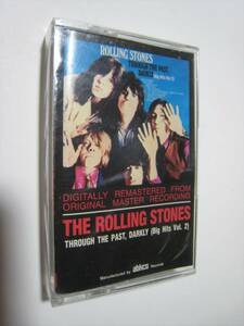 【カセットテープ】 THE ROLLING STONES / ★未開封★ THROUGH THE PAST, DARKLY (BIG HITS VOL.2) US版 ローリング・ストーンズ