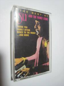 [ cassette tape ] SLY AND THE FAMILY STONE / THE BEST OF US version Sly & The * Family * Stone 