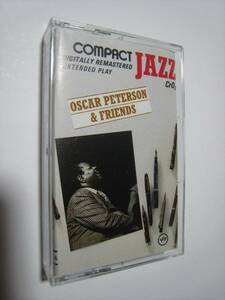 [ cassette tape ] OSCAR PETERSON & FRIENDS / COMPACT JAZZ US version Oscar * Peter son