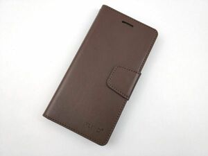 HUAWEI P8lite LUMIERE 503HW 手帳型ケース カバー PUレザー ブラウン