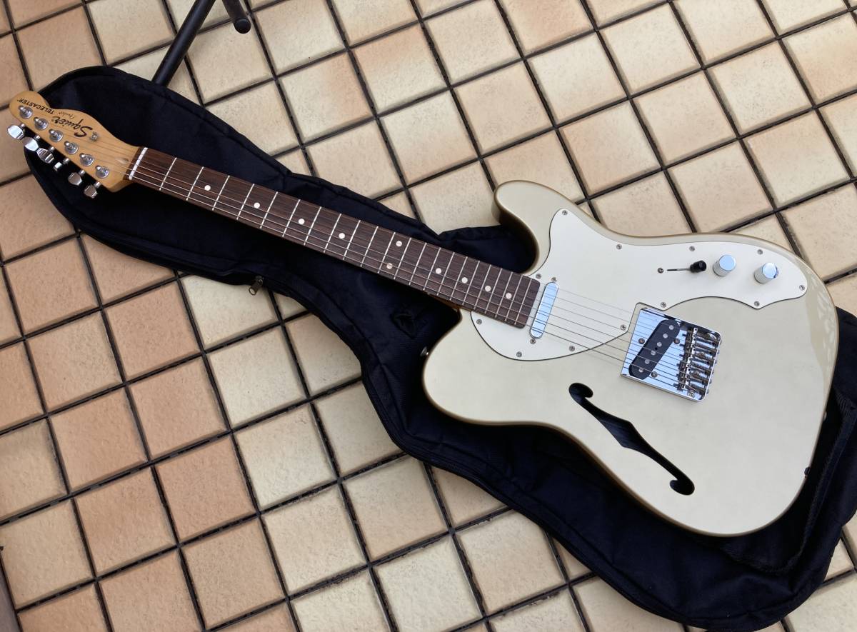 Squier Telecaster thineline ミディアムスケール TLM | JChere雅虎