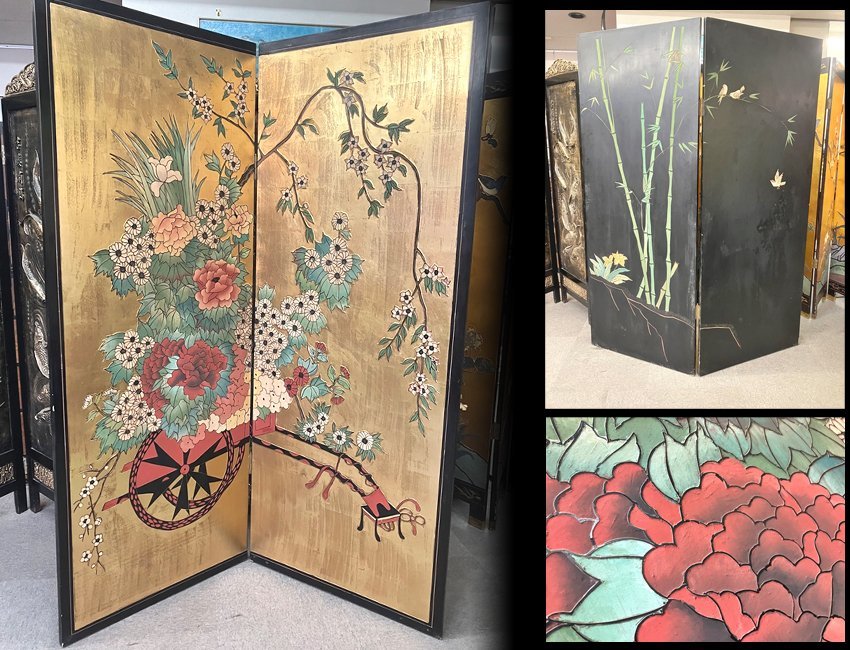 2023年最新】ヤフオク! -屏風 二曲の中古品・新品・未使用品一覧