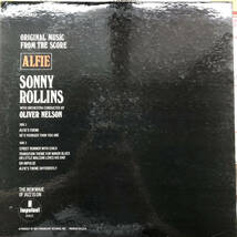 "Alfie" Sonny Rollins and Oliver Nelson / 赤顔、ステレオ、美盤_画像2