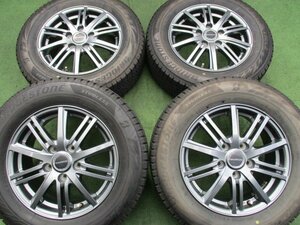 綺麗 溝有り 80 70 60 ノア ヴォクシー エスクァイア BALMINUM ホイール スタッドレス 4本 15インチ 195/65R15 ブリヂストン VRX2 2019年