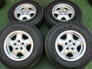 LANDROVER Land Rover RANGEROVER 2nd Range Rover original wheel studless 4ps.@5H120.65 16 -inch 8J+57 255/65R16 Dunlop 