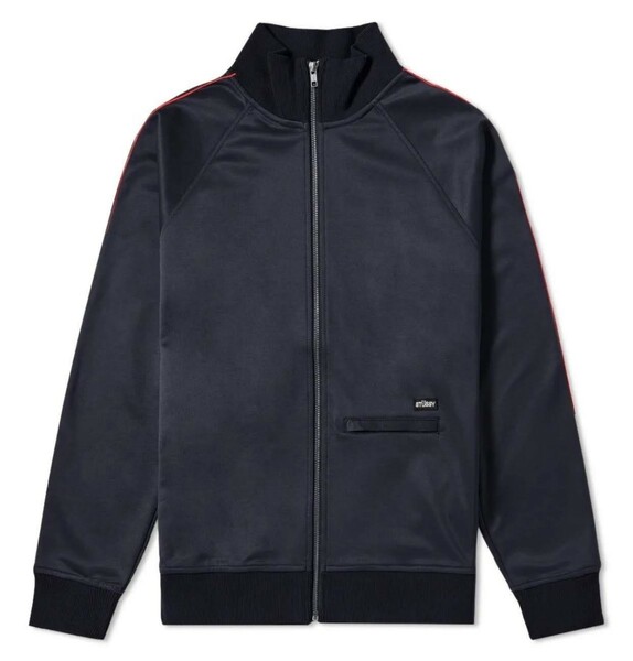 【新品】 Stussy ステューシー ジャケット ジャージ Poly Track Jacket ポリトラック ストリート 【Mサイズ】ネイビー .