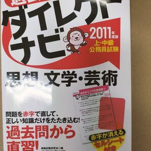過去問ダイレクトナビ思想,文学・芸術 上・中級公務員試験 2011年度版 (’11 上・中級公務員試験) 資格試験研究会/編