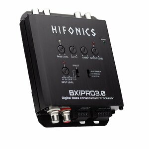 ■USA Audio■ハイフォニックス HIFONICS BXiPRO3.0 バス(低音）強化デジタルプロセッサー●ダッシュ・マウント・コントローラー付●税込
