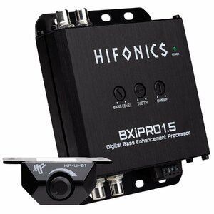 ■USA Audio■ハイフォニックス HIFONICS BXiPRO1.5 バス(低音) 強化デジタルプロセッサー●ダッシュ・マウント・コントローラー付●税込