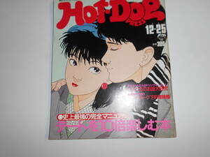 ホットドッグプレス HotDogPress 1983年昭和58年12 25 江口寿史/デートを10倍楽しむ本/赤羽建美 岡本かおり