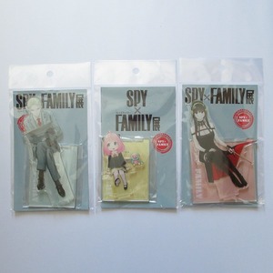 SPY×FAMILY展 スパイファミリー展 遠藤達哉 腰掛け アクリルスタンド 全3種 アクスタ ロイド アーニャ ヨル 黄昏 いばら姫