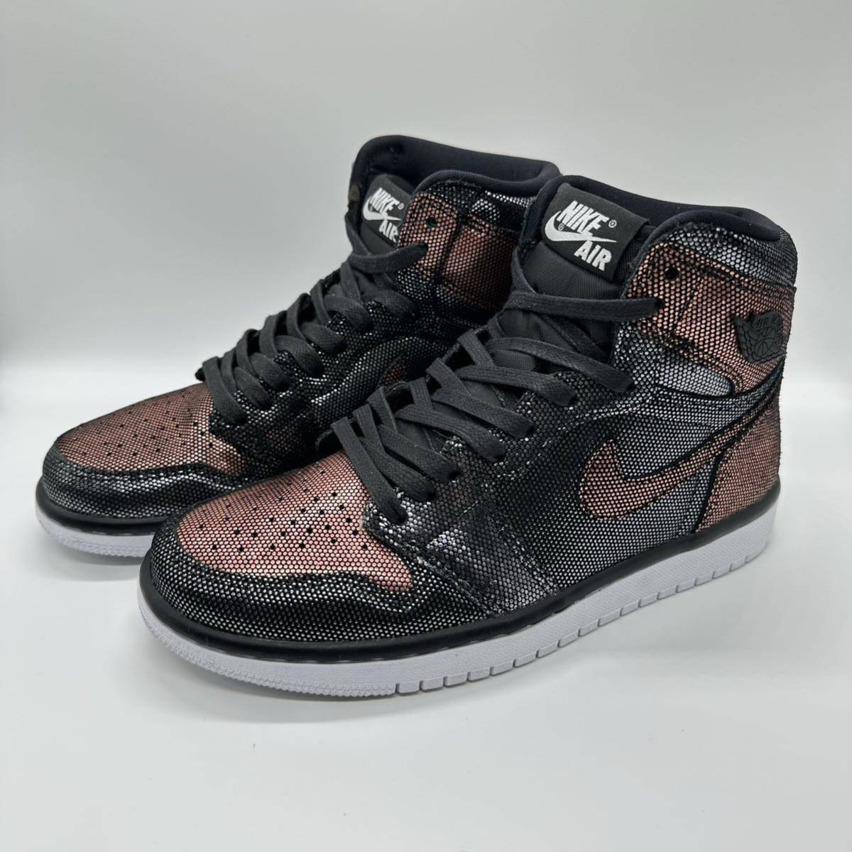 Nike WMNS Air Jordan 1 High OG Fearless Metallic Rose Gold ナイキ