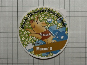 外国 古いステッカー：Maxus 豚 ブタ 動物 ビンテージ 海外 +Aa