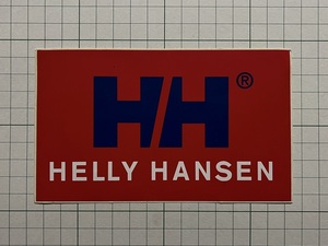 ノルウェー 古いステッカー：1990年代 HELLY HANSEN ヘリーハンセン アウトドア マリンウェア ヨット 船 ビンテージ ビームス 海外 +Fa