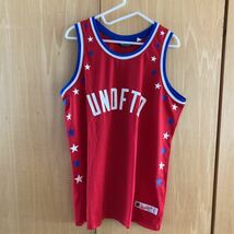 Lサイズ　UNDEFEATED BASKETBALL MESH TANK TOP アンディフィーテッド　バスケットボール　メッシュ　タンク　トップ　赤　RED_画像1