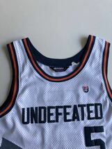 Lサイズ　UNDEFEATED BASKETBALL MESH TANK TOP アンディフィーテッド　バスケットボール　メッシュ　タンク　トップ　白　white_画像5