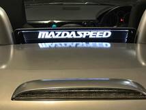 Valkyrie style ロードスターNC専用 NCEC　ウィンドディフレクター バージョンS MAZDASPEED文字 LEDホワイト リモコン付き;;;;;_画像10