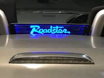 Valkyrie style ロードスターNC専用 NCECウィンドディフレクター バージョンS Roadster 文字 LEDブルー リモコン付き………_画像1