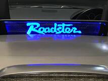 Valkyrie style ロードスターNC専用 NCECウィンドディフレクター バージョンS Roadster 文字 LEDブルー リモコン付き/////_画像4