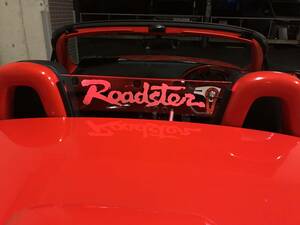 Valkyrie style ロードスターNC専用 ウィンドディフレクター NCECバージョンL Roadster 文字 LEDレッド リモコン付き::