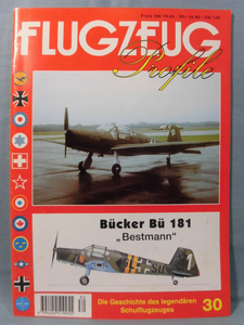 洋書 FLUZEUG Profile No.30 ビュッカーBu181 ベストマン Bucker Bu181 Bestmann ドイツ語 全48ページ [1]B0768