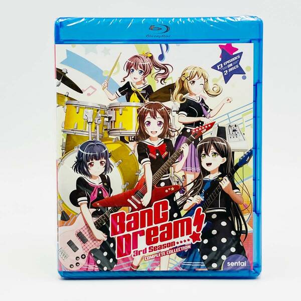 【送料込】バンドリ! 第3期 全13話 (北米版 ブルーレイ) BanG Dream! 3rd Season blu-ray BD