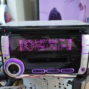 ケンウッド KENWOOD DPX-50MD CD/MDプレーヤー 前面AUX付 中古動作品