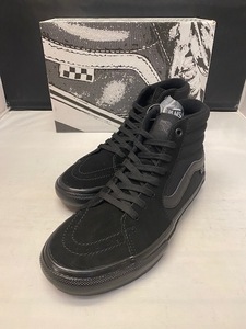 【新品】VANS SKATE SK8-HI BLACK/BLACK US9.5 27.5cm バンズ スケート スケート ハイ ブラック/ブラック PRO プロ ハイカット 