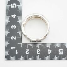 C604 ブルートパーズ リング デザイン シルバー 指輪 ヴィンテージ 11月誕生石 21号_画像10