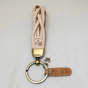  new goods IL BISONTE Il Bisonte key ring SKH040 natural 