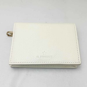  new goods IL BISONTE Il Bisonte compact purse SSW014 white 