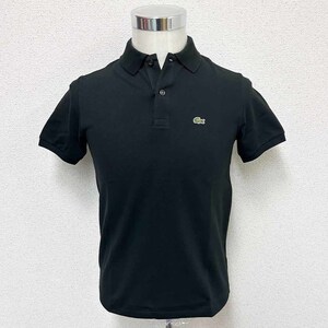 新品 LACOSTE ラコステ 半袖ポロシャツ ブラック ボーイズ12サイズ