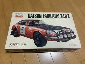 新品未使用 FUJIMI フジミ製 1/20スケール DATSUN フェアレディ240Z モンテカルロラリー 赤ボデーのキットです 旧車 S30 240ZG WRC