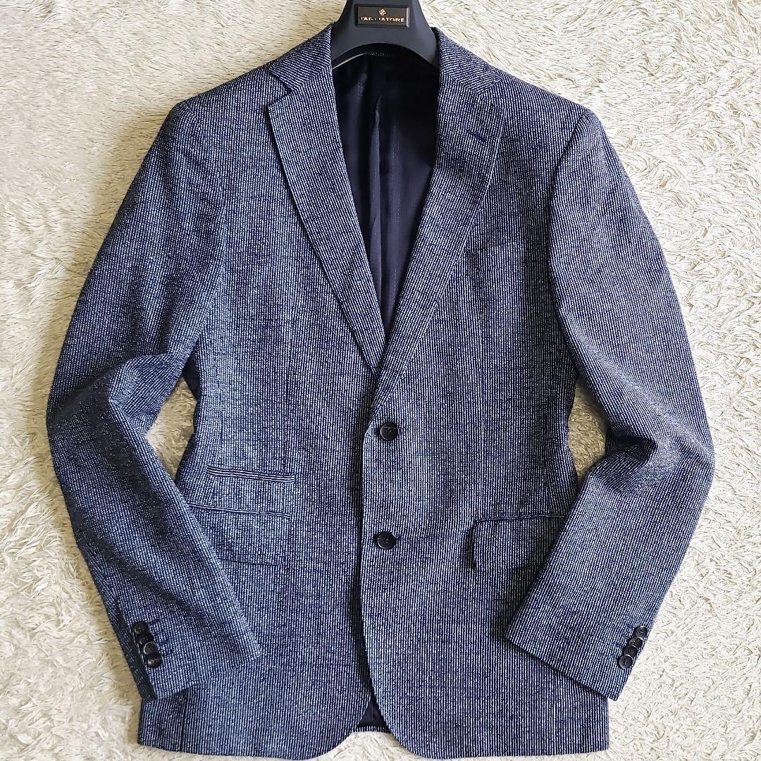リネン/シルク素材】ヒューゴボス HUGO BOSS スリーピース 48(Lサイズ