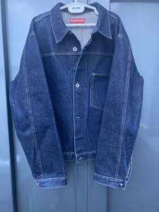 old supreme デニムジャケット M usa s506xx type1 denim jacket 1st 大戦　シュプリーム　濃色　オリジナル