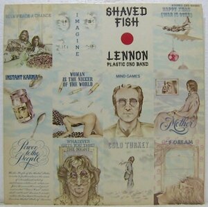 LP,ジョンレノン　JOHN LENNON　ジョンレノンの軌跡　シェイヴドフィッシュ　帯なし