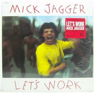 12”Single,ミックジャガー　MICK JAGGER　LET'S WORK