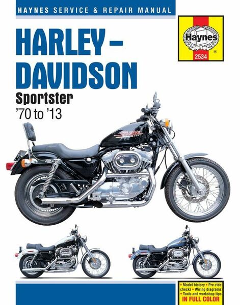 ★新品★送料無料★ハーレーダビッドソン スポーツスター ★ Harley-Davidson Sportster '70 to '13 ★ヘインズ解説マニュアル★