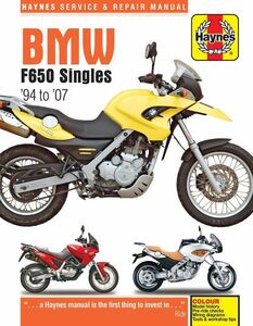 ★新品★送料無料★BMW F650 Singles, '94-'07★ヘインズ解説マニュアル★