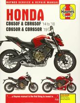 ★新品★送料無料★ホンダ Honda CB650F & CBR650F '14-'18 and CB650R & CBR650R '19★ヘインズ解説マニュアル★_画像1