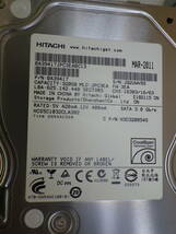 TOSHIBA 東芝 レコーダー用 HDD 320GB Hitachi (ブルーレイレコーダー D-BZ510から外し） ケース/ケーブル付き動作品保証# TB00154_画像2