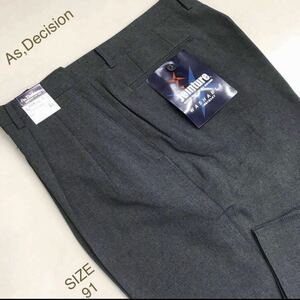 ★紳士服・工房【大創業祭】★新品★未使用 As'D ecision/COOL BIZ（クール・ビス）洗えるwashable！/GOLF/薄鈍色系/サイズ91/限定！