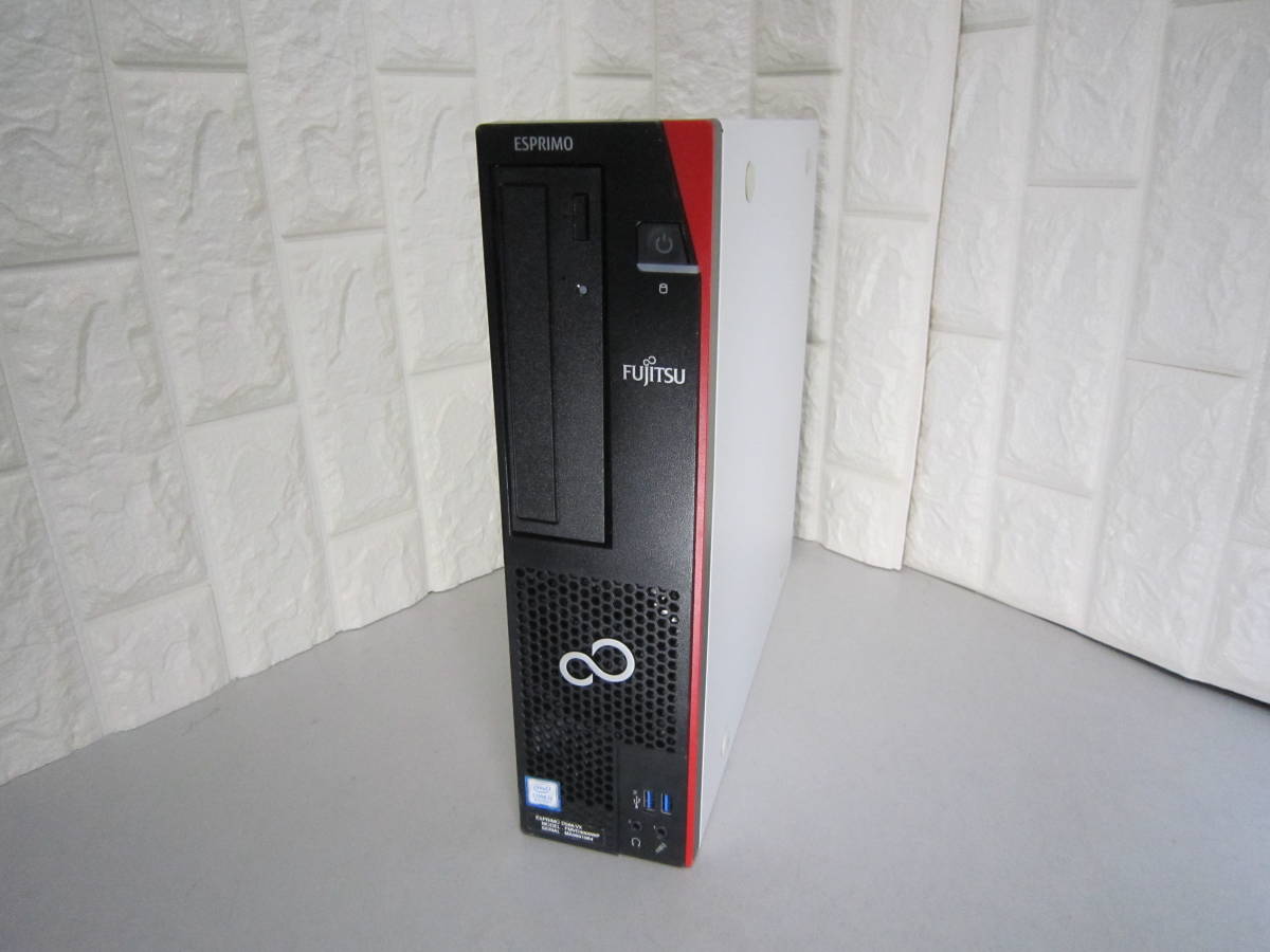 6359☆FUJITSU ESPRIMO D588/TX Core i5-8500 HDD/無メモリ/4GB BIOS