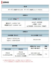 (マキタ) DCACコンバータ BAC01 本体のみ 連続出力1400W(VA) 純正弦波 makita_画像6